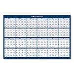 House Of Doolittle Reversible/Erasable 2 Year Wall Calendar, 24 x 37, Light Blue/Blue/White Sheets, 24-Month (Jan to Dec): 2024 to 2025 view 2
