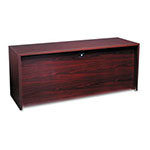 Hon 10500 Series 3/4-Height Right Pedestal Credenza, 72w x 24d x 29.5h, Mahogany view 1
