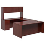 Hon 10500 Series Full-Height Left Pedestal Credenza, 72w x 24d x 29.5h, Mahogany view 1