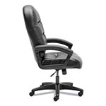 Hon Pillow-Soft 2090 Series Executive High-Back Swivel/Tilt Chair, Supports up to 250 lbs., Black Seat/Black Back, Black Base view 1