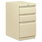 Hon Efficiencies Mobile Box/Box/File Pedestal, 15w x 22.88d x 28h, Putty view 1
