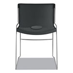 Hon Olson Stacker High Density Chair, Lava Seat/Lava Back, Chrome Base, 4/Carton view 3