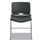 Hon Olson Stacker High Density Chair, Lava Seat/Lava Back, Chrome Base, 4/Carton view 4