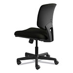 Hon Volt Series Leather Task Chair, Supports up to 250 lbs., Black Seat/Black Back, Black Base view 5