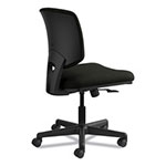 Hon Volt Series Leather Task Chair with Synchro-Tilt, Supports up to 250 lbs., Black Seat/Black Back, Black Base view 2
