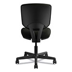 Hon Volt Series Leather Task Chair with Synchro-Tilt, Supports up to 250 lbs., Black Seat/Black Back, Black Base view 4