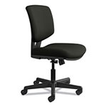 Hon Volt Series Leather Task Chair with Synchro-Tilt, Supports up to 250 lbs., Black Seat/Black Back, Black Base view 5