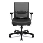 Hon Convergence Mid-Back Task Chair with Syncho-Tilt Control, Supports up to 275 lbs, Black Seat, Black Back, Black Base view 4