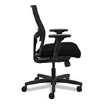 Hon Ignition 2.0 4-Way Stretch Low-Back Mesh Task Chair, Supports up to 300 lbs., Black Seat/Back, Black Base view 2