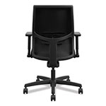 Hon Ignition 2.0 4-Way Stretch Low-Back Mesh Task Chair, Supports up to 300 lbs., Black Seat/Back, Black Base view 3