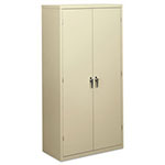 Hon Assembled Storage Cabinet, 36w x 18 1/8d x 71 3/4h, Putty view 1