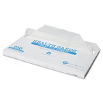 Hospeco Health Gards Toilet Seat Covers, Half-Fold, White, 250/Pack, 4 Packs/Carton view 1