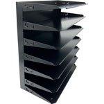 Huron Horizontal Slots Desk Organizer - 7 Compartment(s) - 15