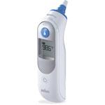 Honeywell Ear Thermometer, 2 AA Batteries Required, White/Blue view 1