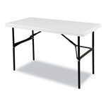 Iceberg IndestrucTables Too 1200 Series Folding Table, 48w x 24d x 29h, Platinum view 4