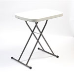Iceberg IndestrucTable Small Space Personal Table - Platinum Top x 26.60
