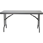 Iceberg IndestrucTable Commercial Folding Table - Charcoal - 60