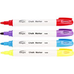 Integra Chalk Ink Markers - Bullet Marker Point Style - Blue, Purple, Red, Yellow Chalk-based Ink - 4 / Set view 1