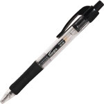 Integra Gel Pen, Retractable, Permanent, .5mm Point, Black Barrel/Ink view 4