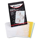 Innovera Two-Sided CD/DVD Pages for Three-Ring Binder, 10/Pack view 2