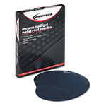 Innovera Mouse Pad w/Gel Wrist Pad, Nonskid Base, 10-3/8 x 8-7/8, Blue view 1
