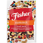 Fisher Summit Trail Mix - Resealable Bag - Peanut, Milk, Chocolate, Raisin, Cashew - 6 / Carton view 2