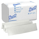 Scott® Control Hand Towels Slimfold (04442) with Fast-Drying Absorbency Pockets, White, 90 Towels / Clip, 24 Packs / Case view 3
