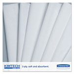 Kimtech™ Precision Wipers, POP-UP Box, 1-Ply, 4 2/5 x 8 2/5, White, 280/BX, 60 BX/CT view 1