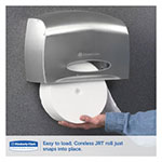 Scott® Pro Coreless Jumbo Roll Tissue Dispenser, EZ Load, 6x9.8x14.3, Stainless Steel view 1