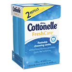 Cottonelle® Fresh Care Flushable Cleansing Cloths, White, 3.73 x 5.5, 84/Pack, 8 Pk/Ctn view 1