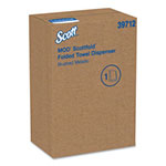 Scott® Mod* Scottfold* Towel Dispenser, Plastic, Brushed Metallic,10 3/5 x 5.48 x 18.79 view 1