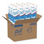 Scott® Choose-A-Sheet Mega Roll Paper Towels, 1-Ply, White, 102/Roll, 24/Carton view 1