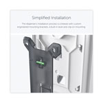 Kimberly-Clark ICON Coreless Standard Roll Toilet Paper Dispenser, 7.18 x 13.37 x 7.06, Silver Mosaic view 1
