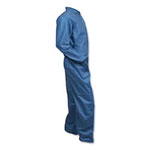 KleenGuard™ A20 Coveralls, MICROFORCE Barrier SMS Fabric, Blue, 2X-Large, 24/Carton view 2