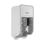 Kimberly-Clark ICON Coreless Standard Roll Toilet Paper Dispenser, 7.18 x 13.37 x 7.06, White Mosaic view 3