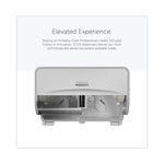 Kimberly-Clark ICON Coreless Standard Roll Toilet Paper Dispenser, 8.43 x 13 x 7.25, White Mosaic view 3