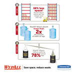 WypAll® X50 Cloths, POP-UP Box, 9 1/10 x 12 1/2, White, 176/Box, 10 Boxes/Carton view 1