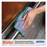 WypAll® Microfiber Cloths, Reusable, 15 3/4 x 15 3/4, Blue, 24/Carton view 5