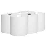Scott® Essential High Capacity Hard Roll Paper Towels (01005), White, 1000' / Roll, 6 Paper Towel Rolls / Convenience Case view 1