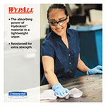 WypAll® X60 Cloths, POP-UP Box, White, 9 1/8 x 16 7/8, 126/Box, 10 Boxes/Carton view 1