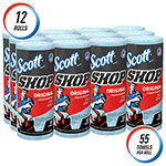 Scott® Shop Towels Original (75147), Blue, 55 Towels/Standard Roll, 12 Rolls/Case, 660 Towels/Case view 5