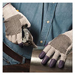 KleenGuard™ G60 Purple Nitrile Gloves, 230 mm Length, Medium/Size 8, Black/White, Pair view 1