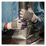 KleenGuard™ G60 Purple Nitrile Gloves, 230 mm Length, Medium/Size 8, Black/White, Pair view 3