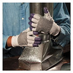 KleenGuard™ G60 Purple Nitrile Gloves, 230 mm Length, Medium/Size 8, Black/White, Pair view 4