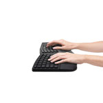 Kensington Pro Fit Ergo Wireless Keyboard, 18.98 x 9.92 x 1.5, Black view 2