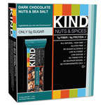 Kind Nuts and Spices Bar, Dark Chocolate Nuts and Sea Salt, 1.4 oz, 12/Box view 2