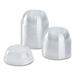 Karat® PET Lids, Wide Opening Dome, Fits 12 oz to 24 oz Cold Cups, Clear, 1,000/Carton view 1