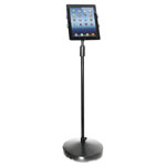 Kantek Floor Stand for iPad and Other Tablets, Black view 1