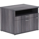 Lorell File Cabinet Credenza, Open Shelf, 29-1/2
