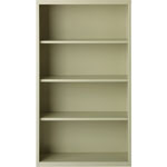 Lorell 4-Shelf Bookcase, Putty view 2